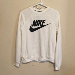 White and black Nike sweater
